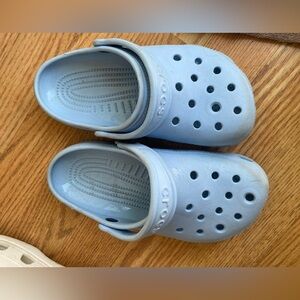 CROCS Kids Light Blue Water Shoes